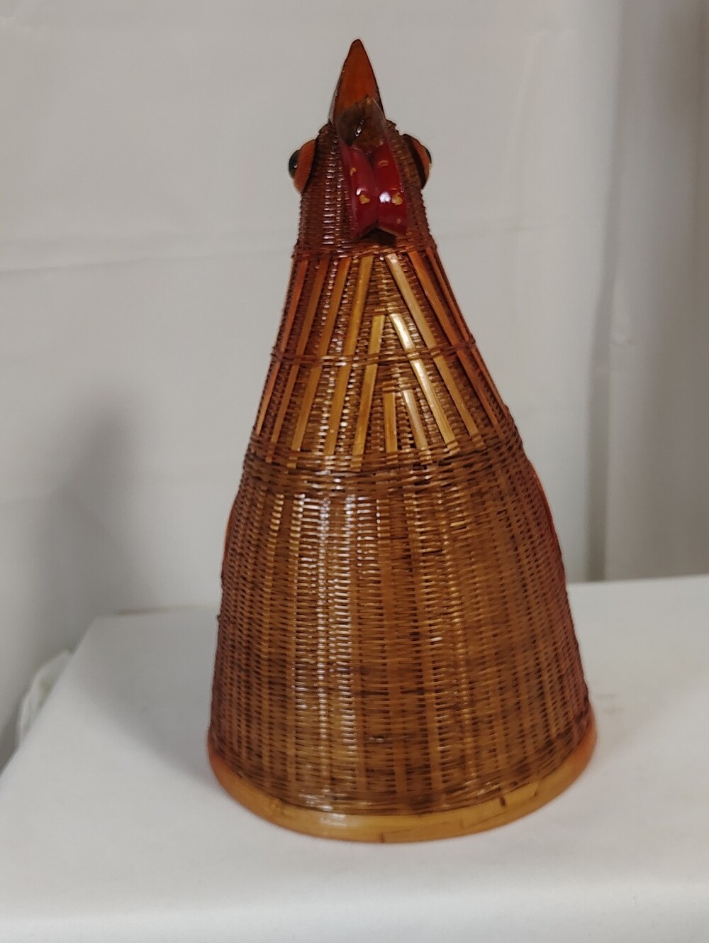 Vintage Chicken Rooster Basket